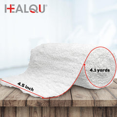 HEALQU comparación del rollo en mano para mostrar escala práctica
