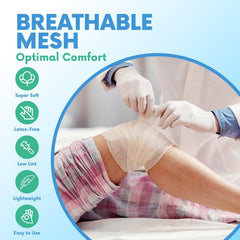 Healqu detalle del tejido estirable mostrando suavidad y transpirabilidad
