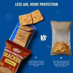 Healspot crackers en lonchera listos para snack saludable