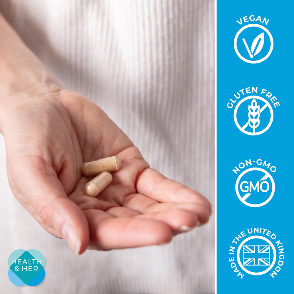 Health and Her ingredientes ashwagandha salvia y ginseng seleccionados