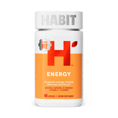 Health By Habit frasco frontal del producto mostrando diseño y beneficios