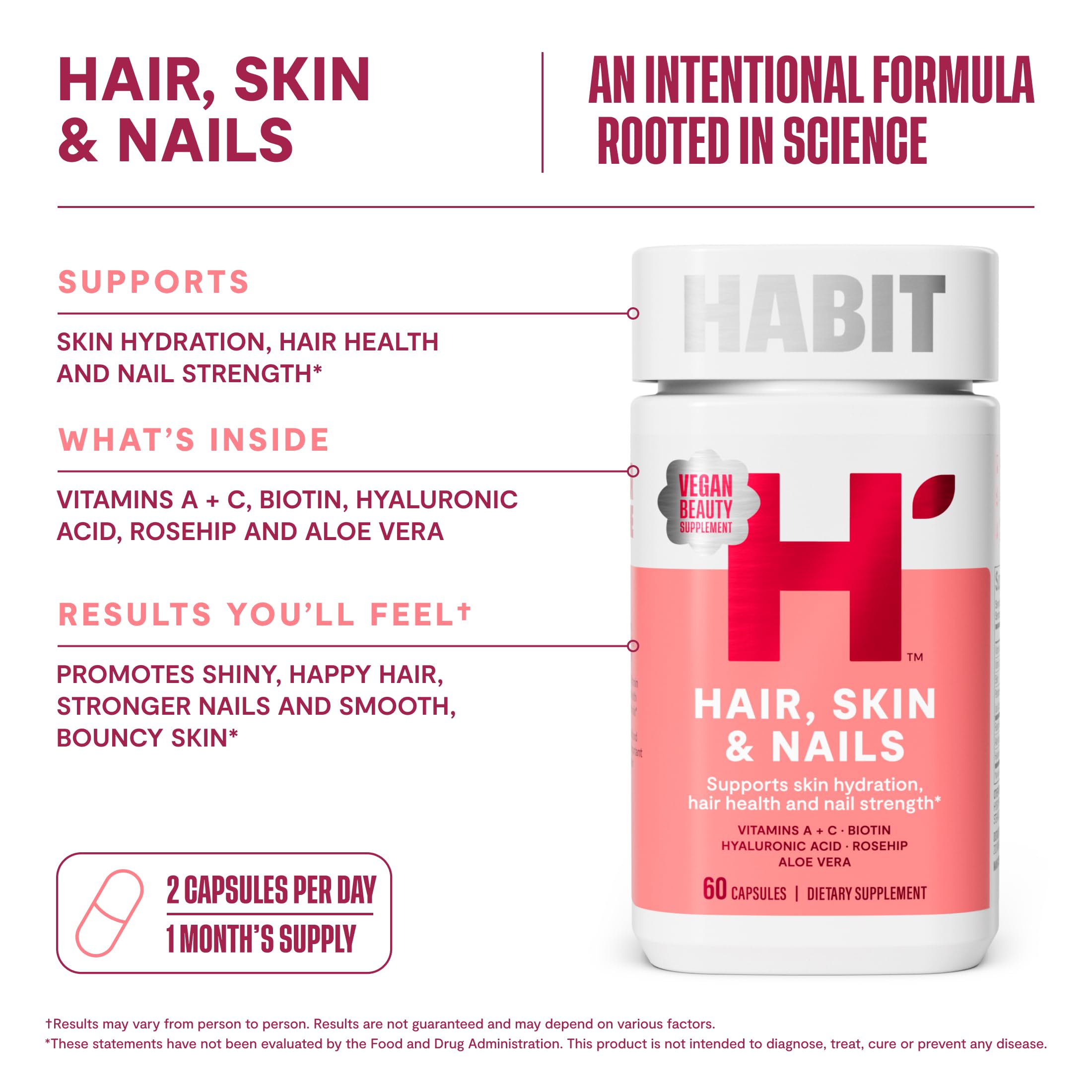 Health By Habit cápsula abierta mostrando textura y formulación interna