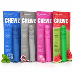 Health Chews vista frontal del fidget stick con diseño compacto y discreto