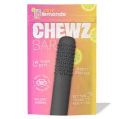 Health Chews inhalador frontal Pink Lemonade mostrando diseño compacto y discreto