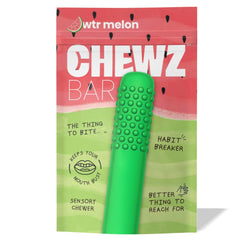 Health Chews inhalador frontal Watermelon mostrando diseño compacto y portátil