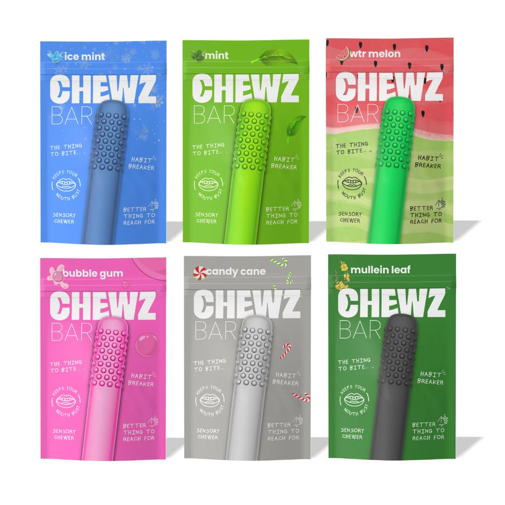 Health Chews inhalador en escritorio mostrando uso cotidiano y discreto
