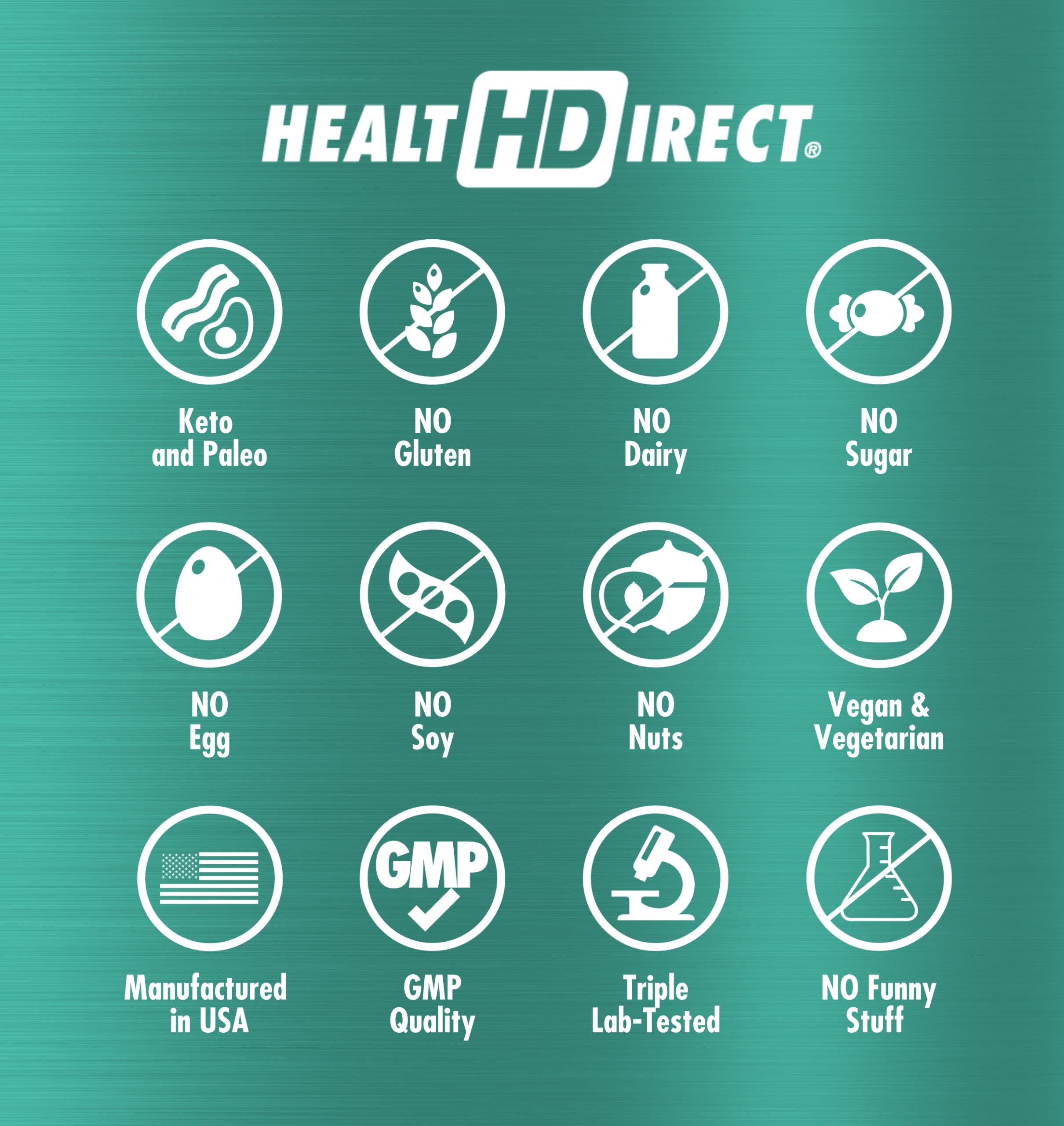HEALTH DIRECT botella sobre encimera de cocina mostrando integración en rutina diaria