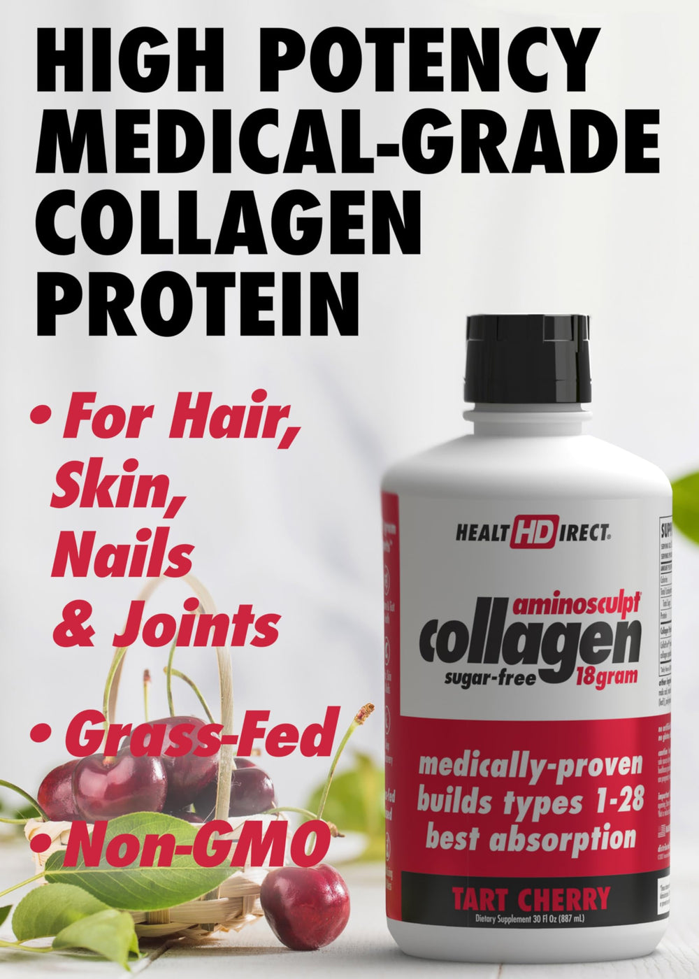 HEALTH DIRECT etiqueta muestra ingredientes y certificaciones claras