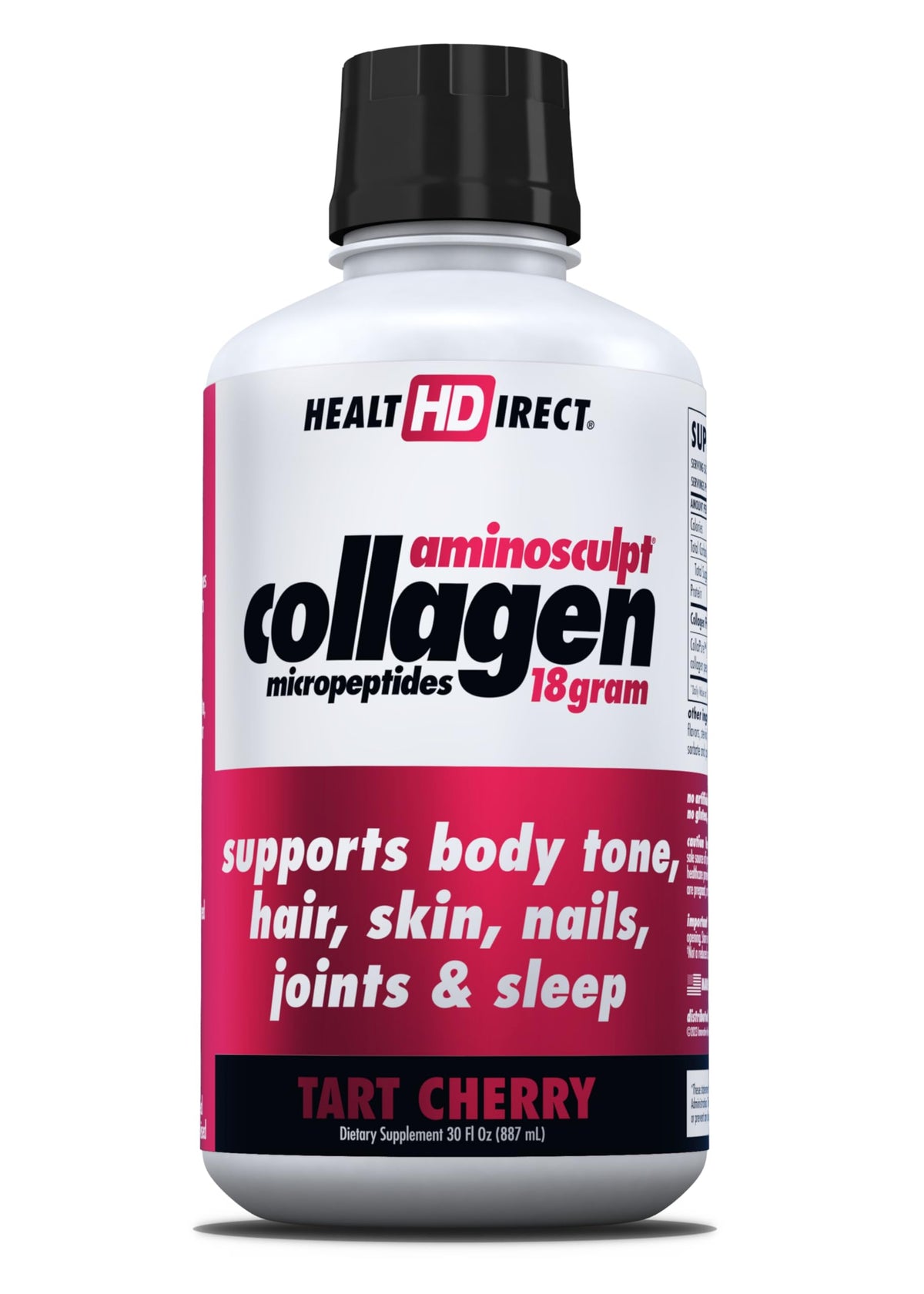 HEALTH DIRECT botella frontal AminoSculpt listo para beber y conveniente