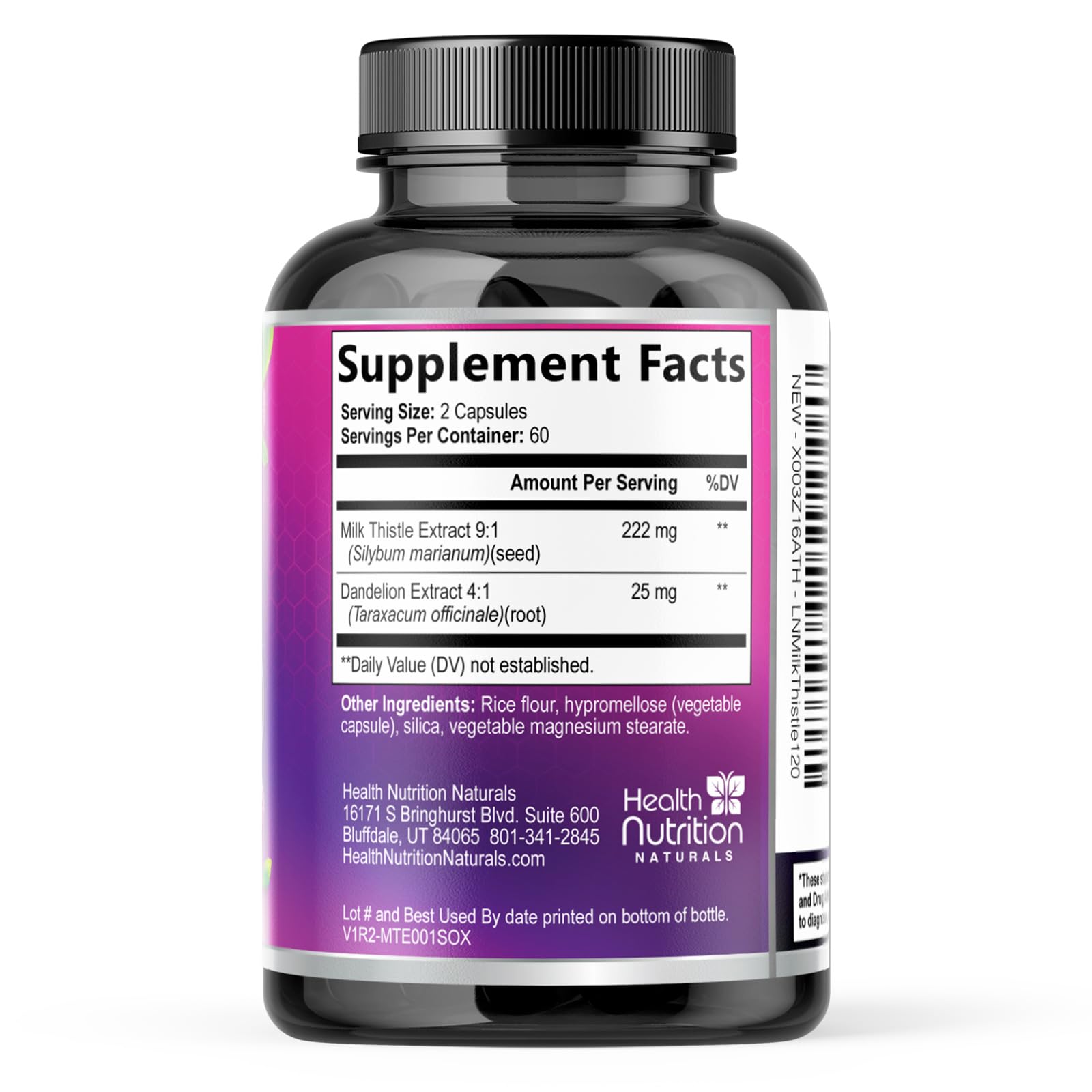 Health Nutrition Naturals cápsula abierta detalle del contenido y apariencia uniforme