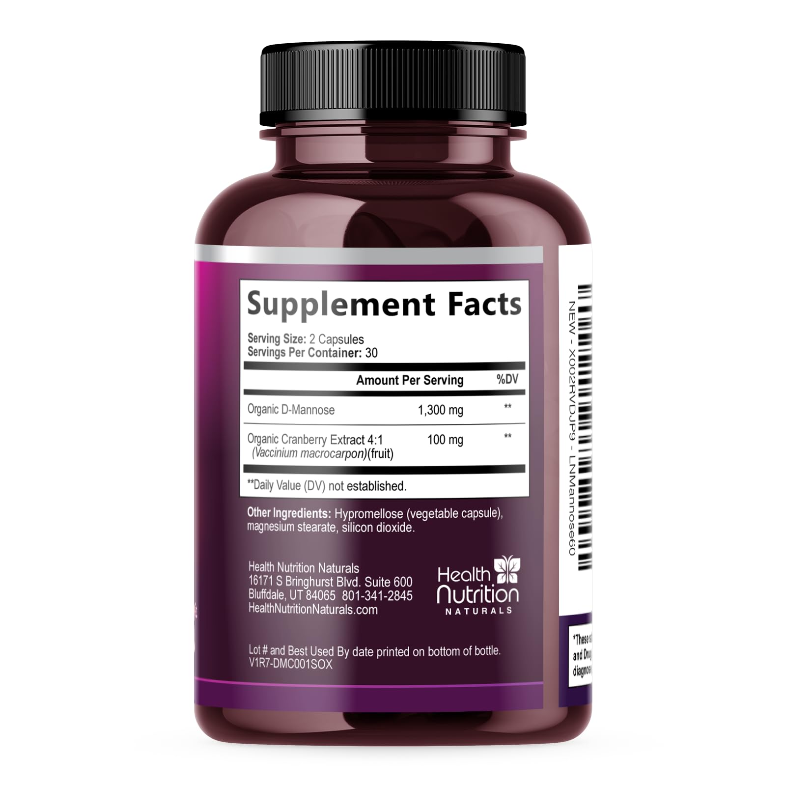 Health Nutrition Naturals sello GMP demostrando manufactura y confianza