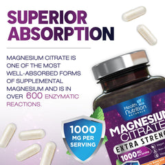 Health Nutrition Naturals cápsula junto a moneda para comparar tamaño y dosificación