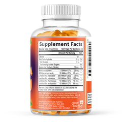 Health Nutrition Naturals empaque con sellos de control y pruebas de calidad