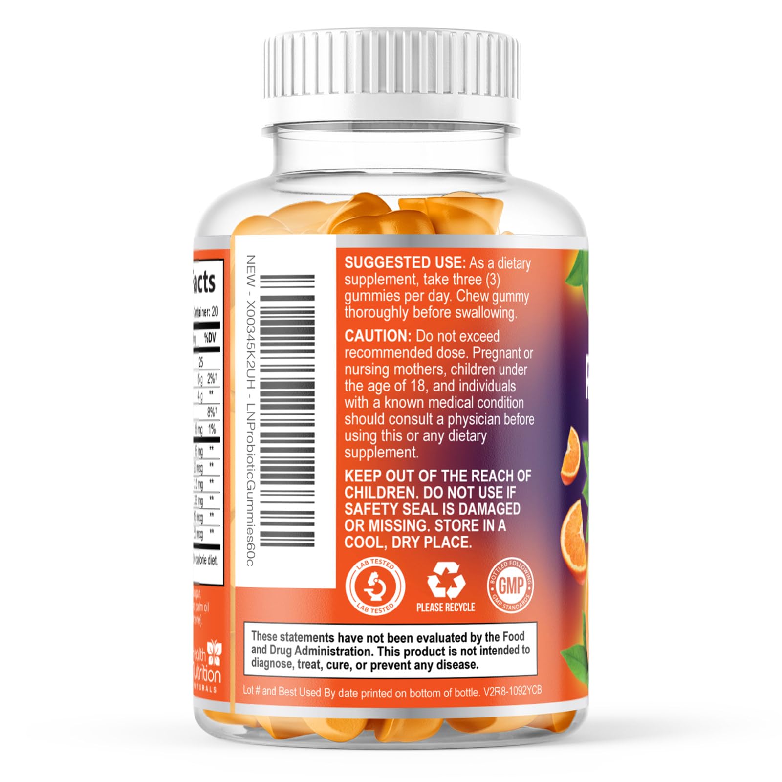 Health Nutrition Naturals gominolas junto a desayuno saludable, integración diaria