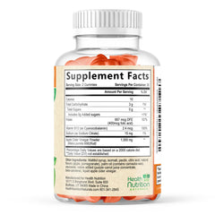 Health Nutrition Naturals etiqueta con certificaciones de cGMP y prueba de terceros