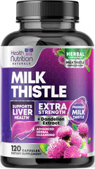 Health Nutrition Naturals frasco frontal mostrando 120 cápsulas y diseño limpio