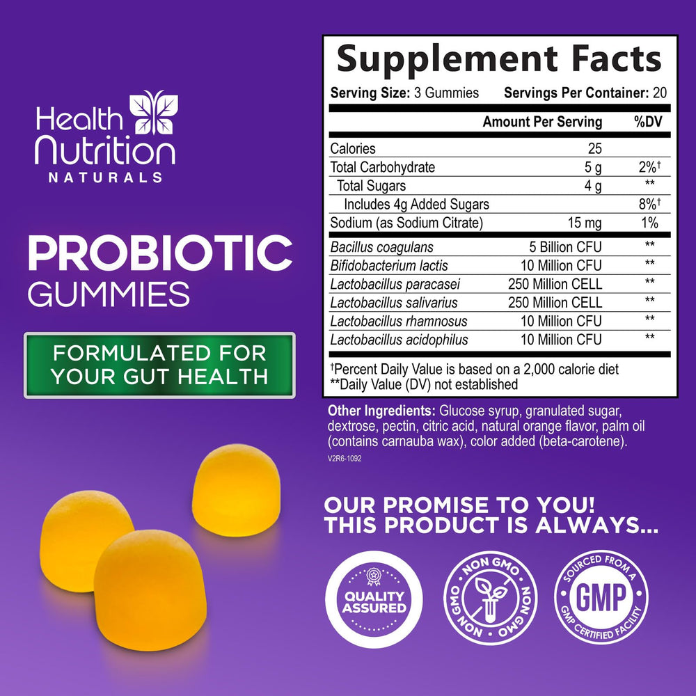 Health Nutrition Naturals detalle de textura de gominola, aspecto apetecible