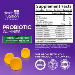 Health Nutrition Naturals detalle de textura de gominola, aspecto apetecible