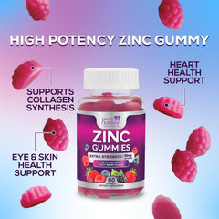 Health Nutrition Naturals bote abierto con gomitas listas para usar