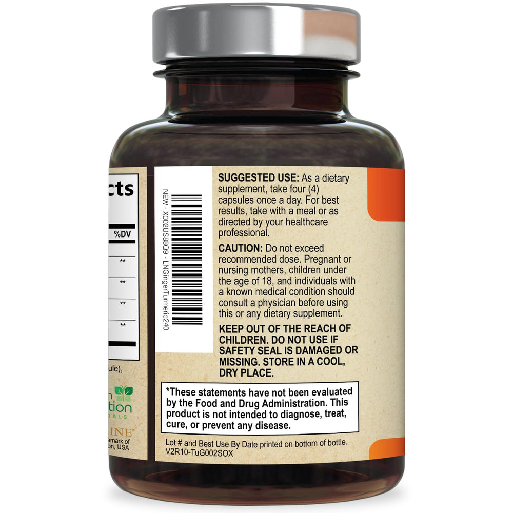 Health Nutrition Naturals sello fabricado en EE. UU. certificando normas cGMP