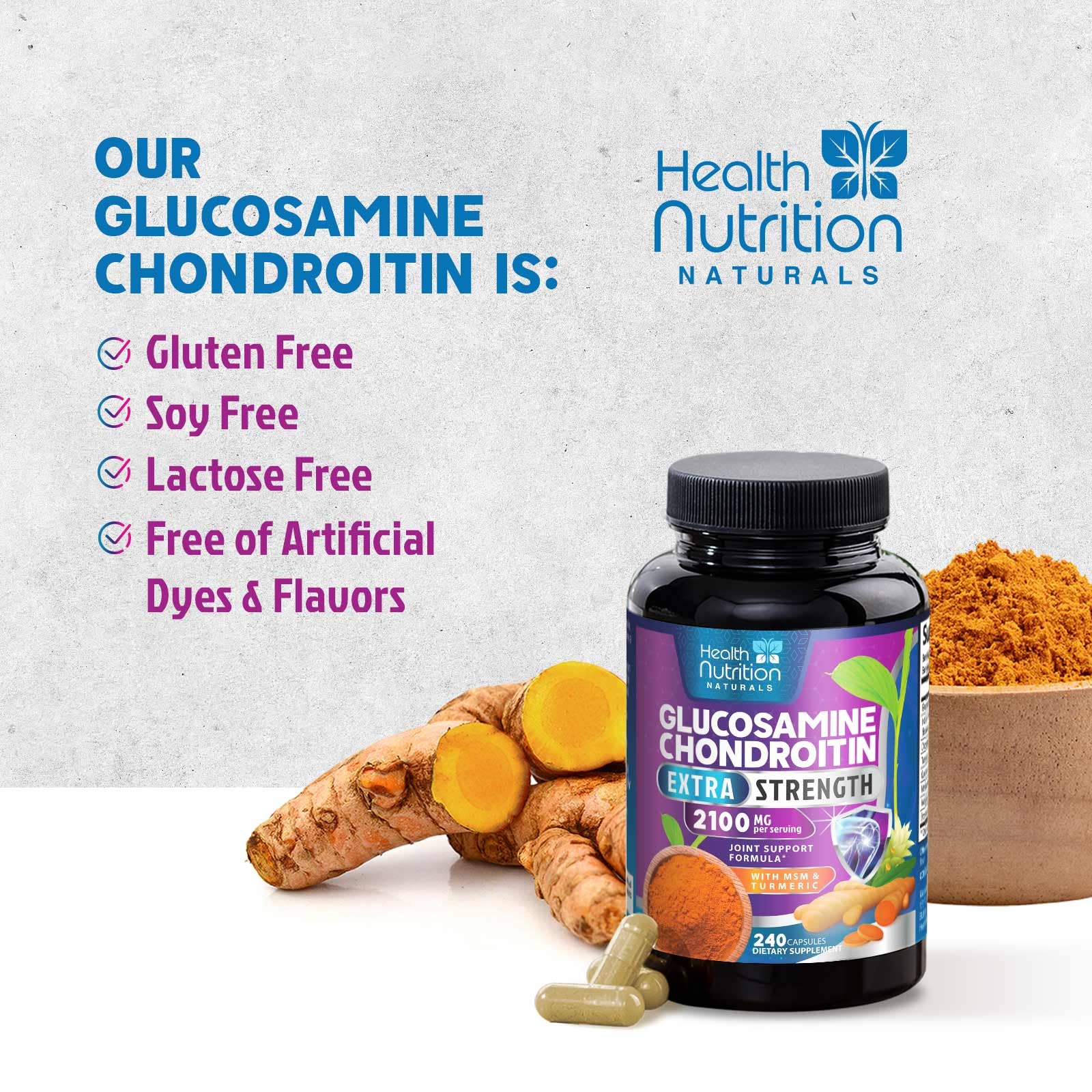 Health Nutrition Naturals cápsulas junto a equipo de ejercicio para usuarios activos