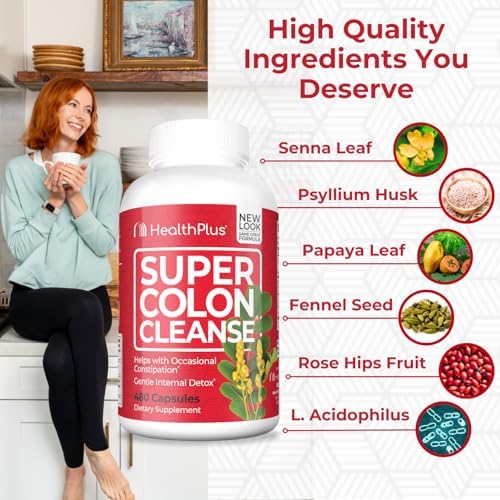 Health Plus cápsulas en mano indicando tamaño fácil de tragar y dosificación
