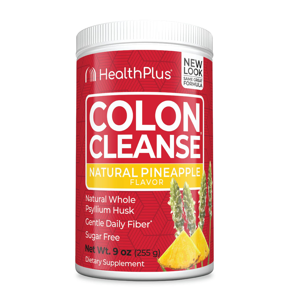 Health Plus envase frontal mostrando 9 onzas y marca clara