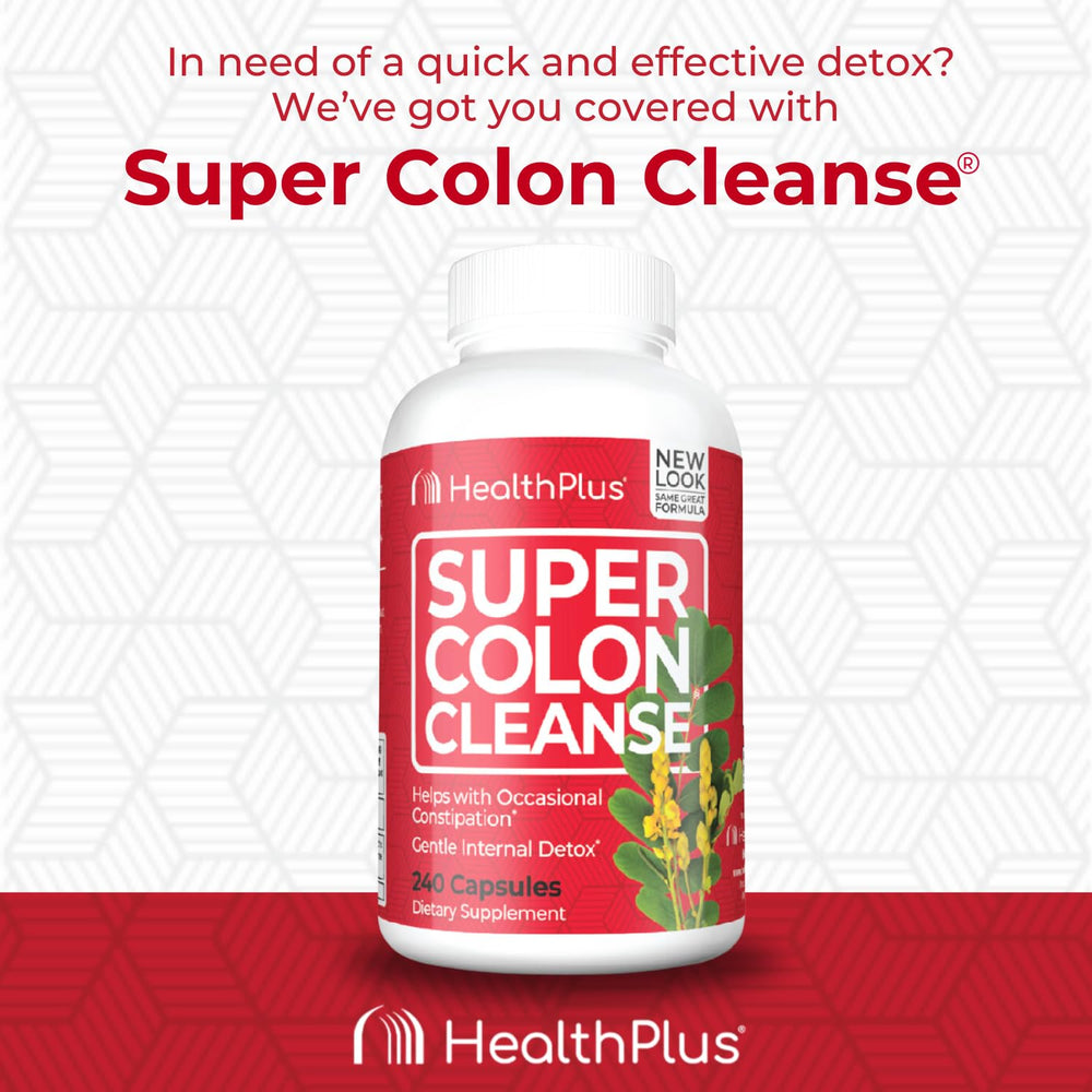 Ingredientes Health Plus psyllium senna y probióticos para soporte digestivo