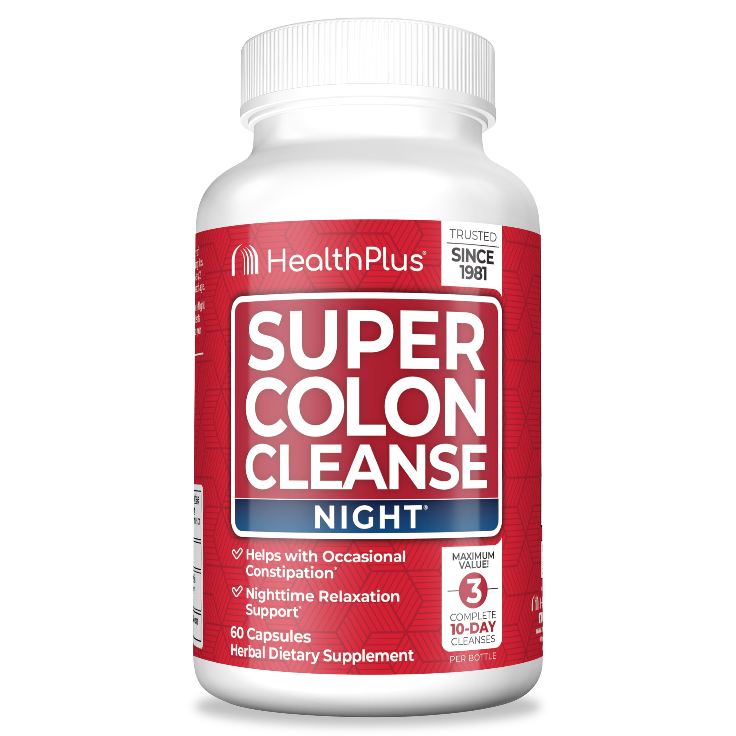Health Plus envase frontal mostrando nombre y cantidad, claridad para elegir