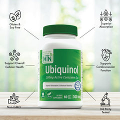 Health Thru Nutrition botella abierta con softgels destacando conservación y uso