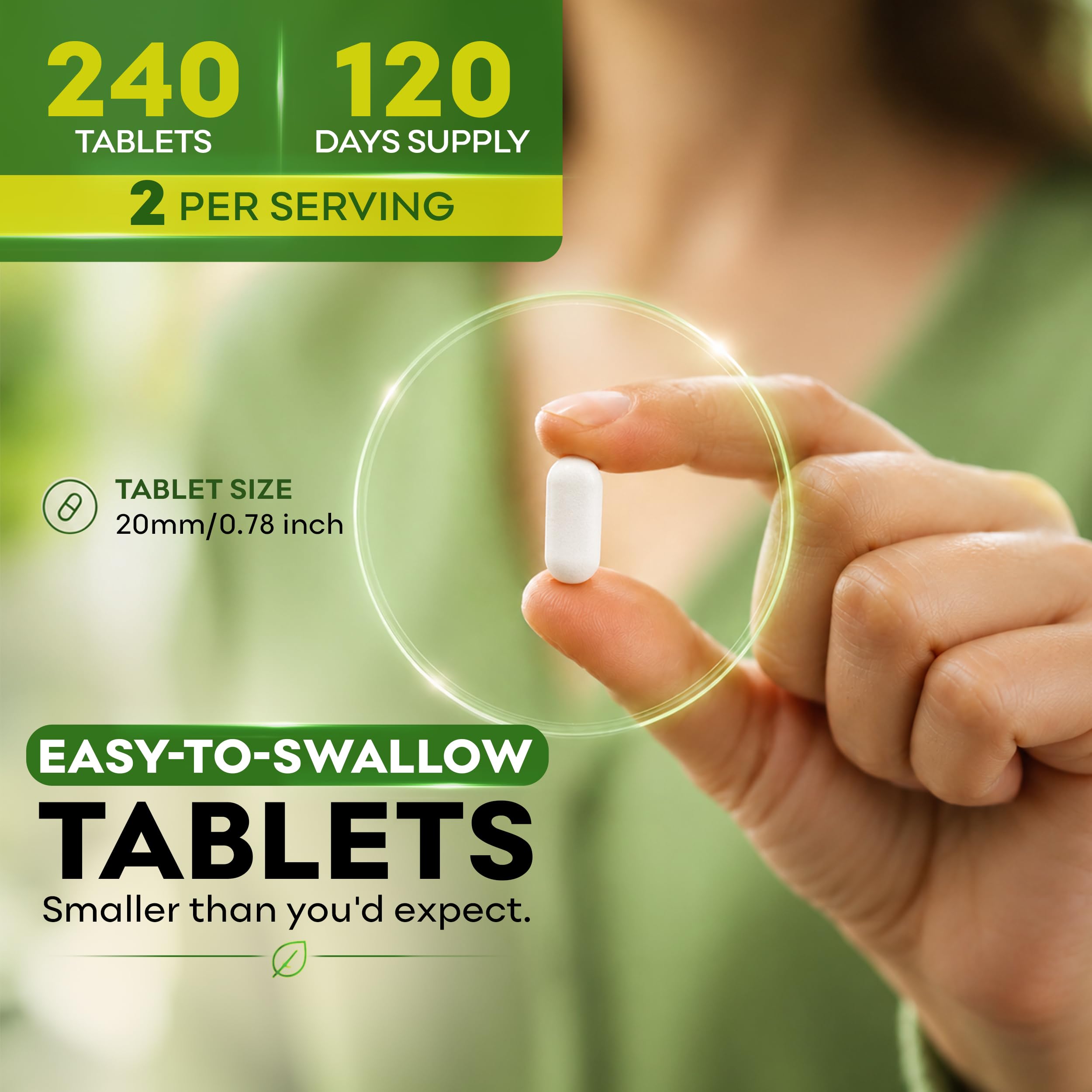 Health Thru Nutrition cápsulas en plato señalando dosificación práctica diaria