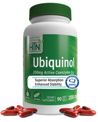 Health Thru Nutrition envase frontal mostrando ubiquinol, claridad y confianza