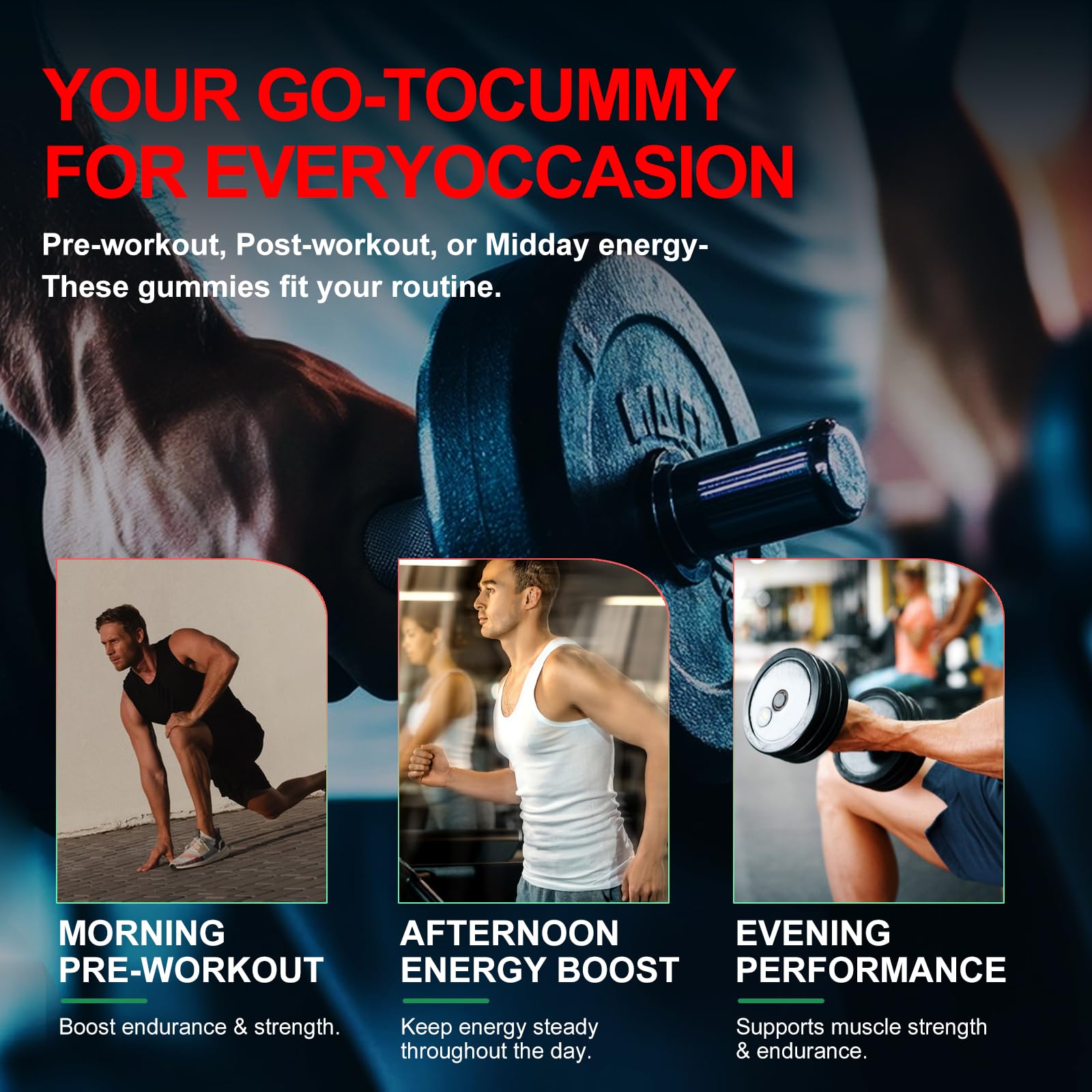 Health4All Creatina Monohidrato Gomitas sabor fresa para una experiencia agradable.