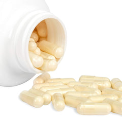 HealthA2Z envase abierto con cápsulas mostrando cantidad por frasco