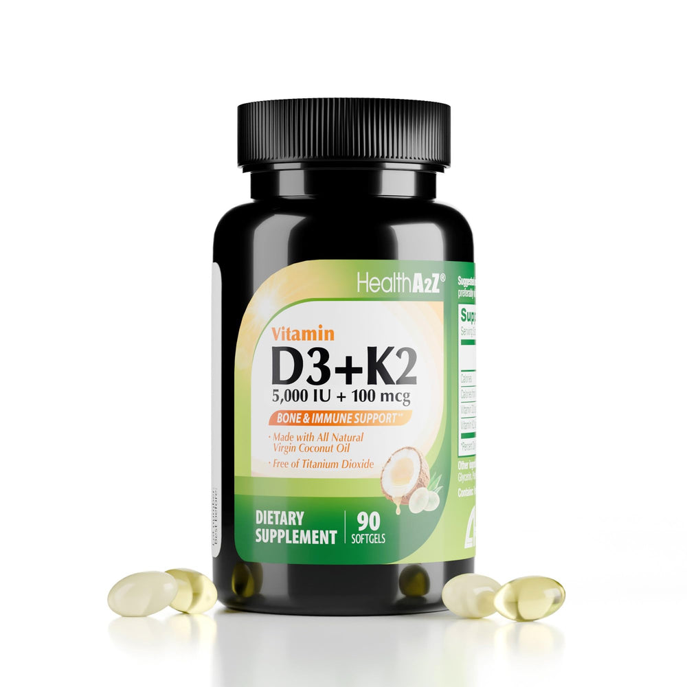 HealthA2Z frente del envase mostrando 90 cápsulas y descripción clara