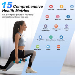 Healthkeep comparación de tamaño junto a una zapatilla para referencia de escala
