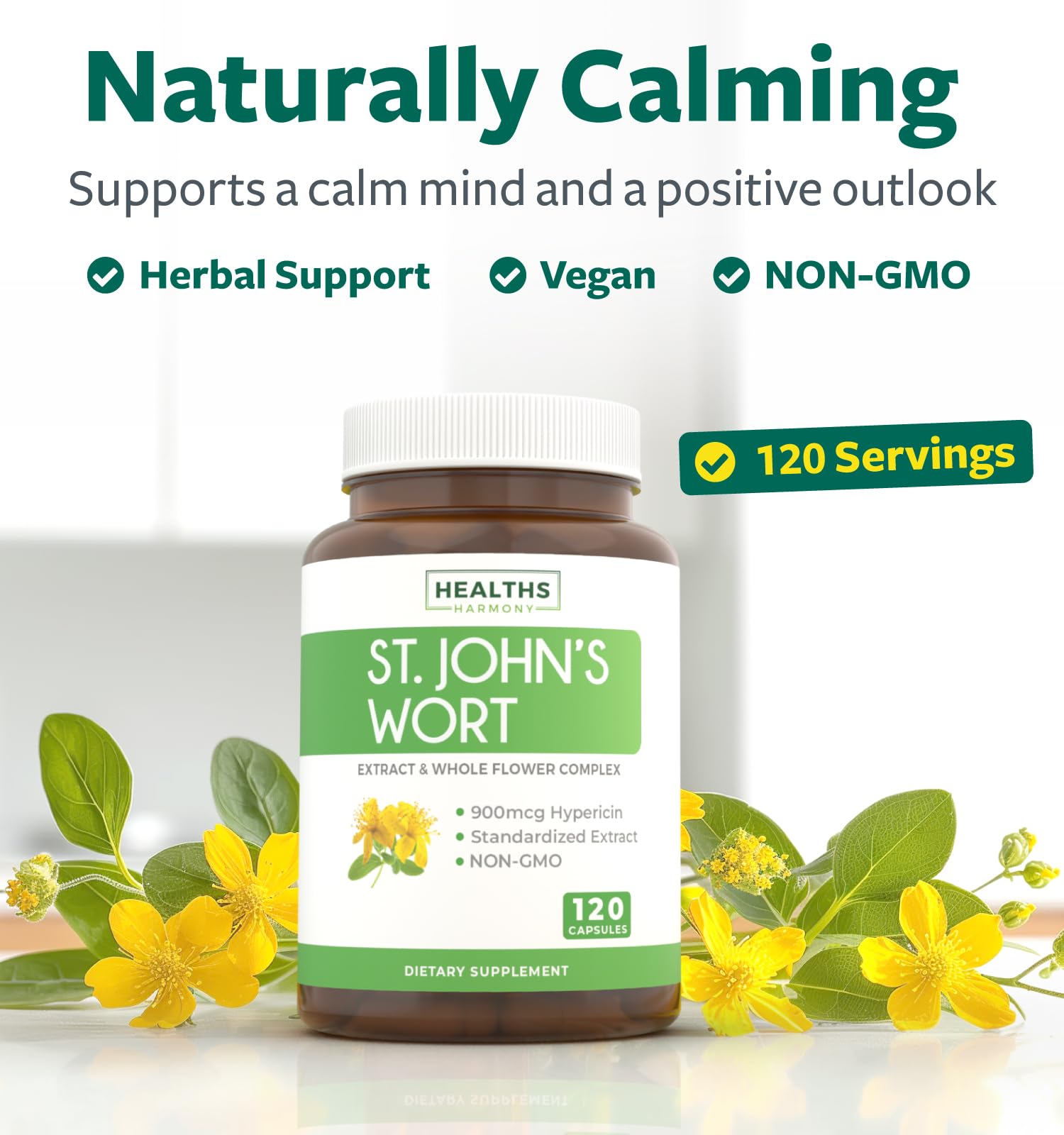 Healths Harmony cápsula abierta con polvo visible para ver textura y pureza