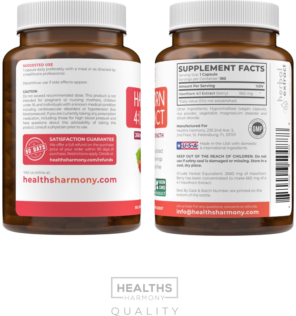 Healths Harmony cápsula en mano ilustrando toma diaria fácil