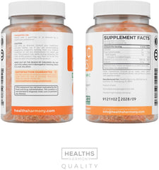 Healths Harmony detalle de ingredientes pectina vegetal y origen vegetal