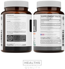 Healths Harmony envase abierto con cápsulas visualizando contenido