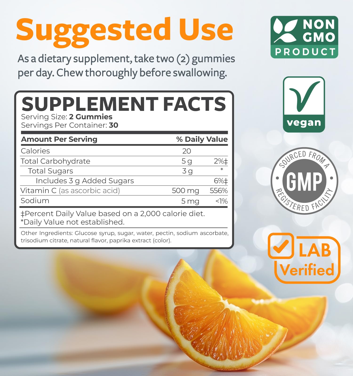 Healths Harmony etiqueta con información nutricional clara y confianza