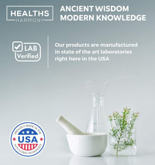 Healths Harmony ingredientes naturales como orégano y aloe vera juntos