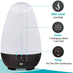 HealthSmart luces LED en varios colores para clima relajante