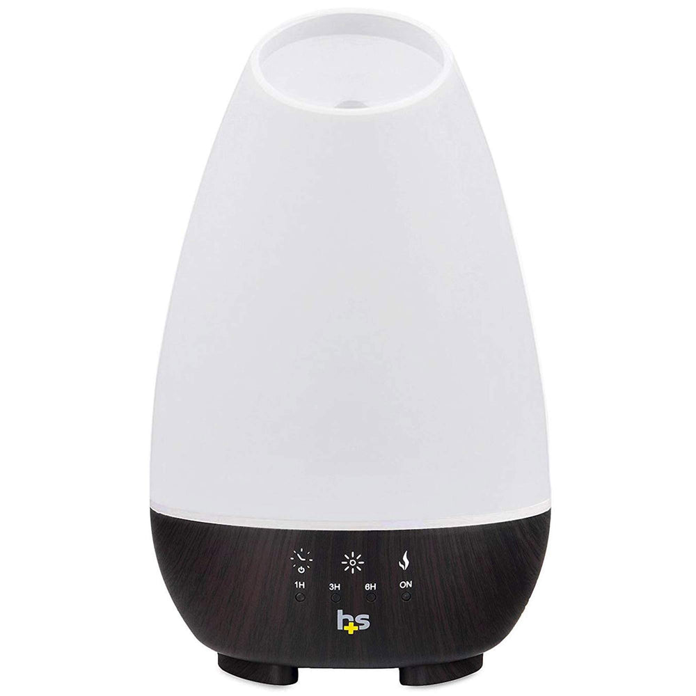 HealthSmart panel táctil en uso para seleccionar niebla y temporizador