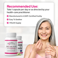 Healthy Bones Co. representación de D3, K1, MK‑4 y MK‑7 para comprensión de fórmula