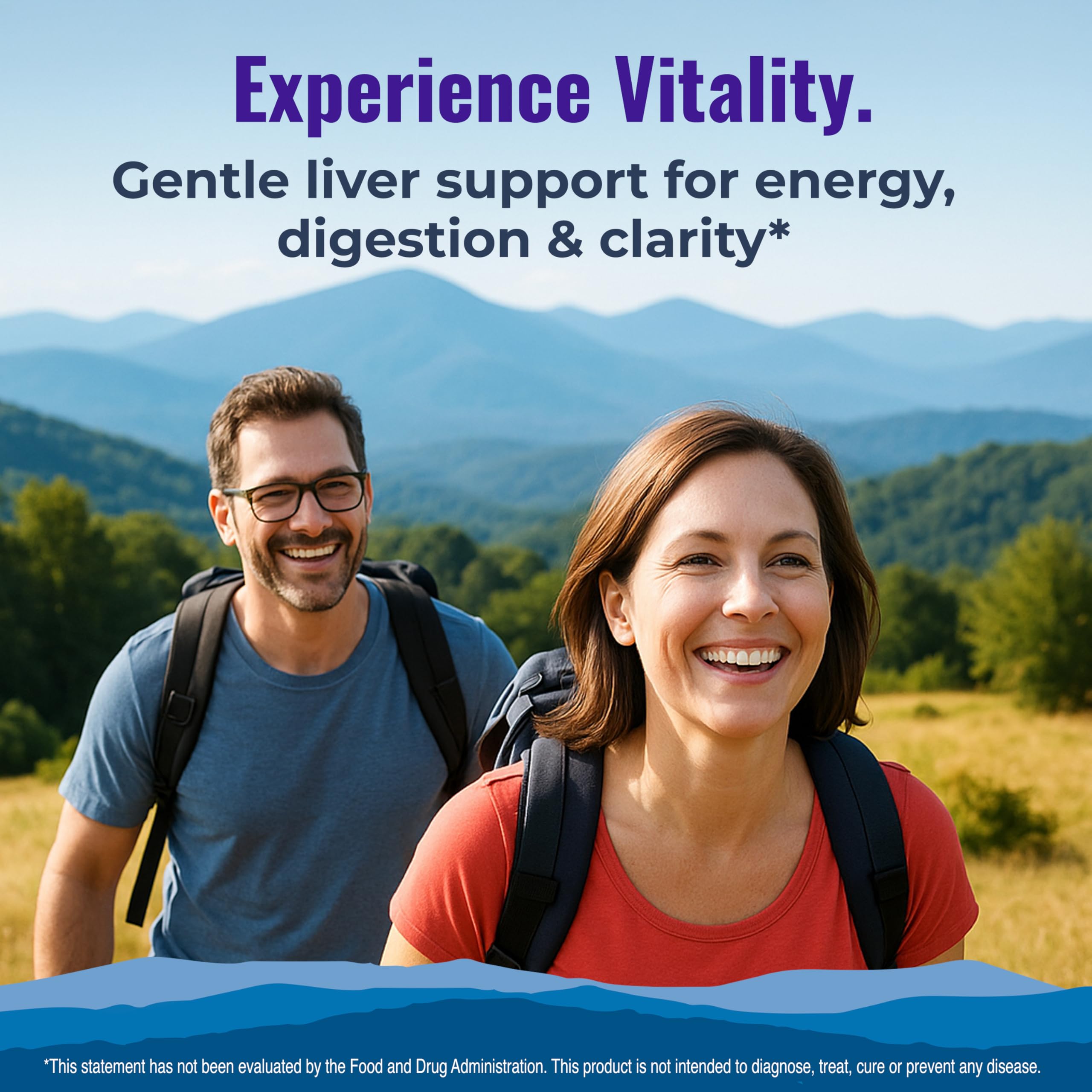 Healthy by Nature LiVitalize etiqueta con lista de ingredientes y valores, transparencia y confianza