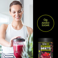 Healthy Delights remolachas e ingredientes naturales resaltando origen vegetal