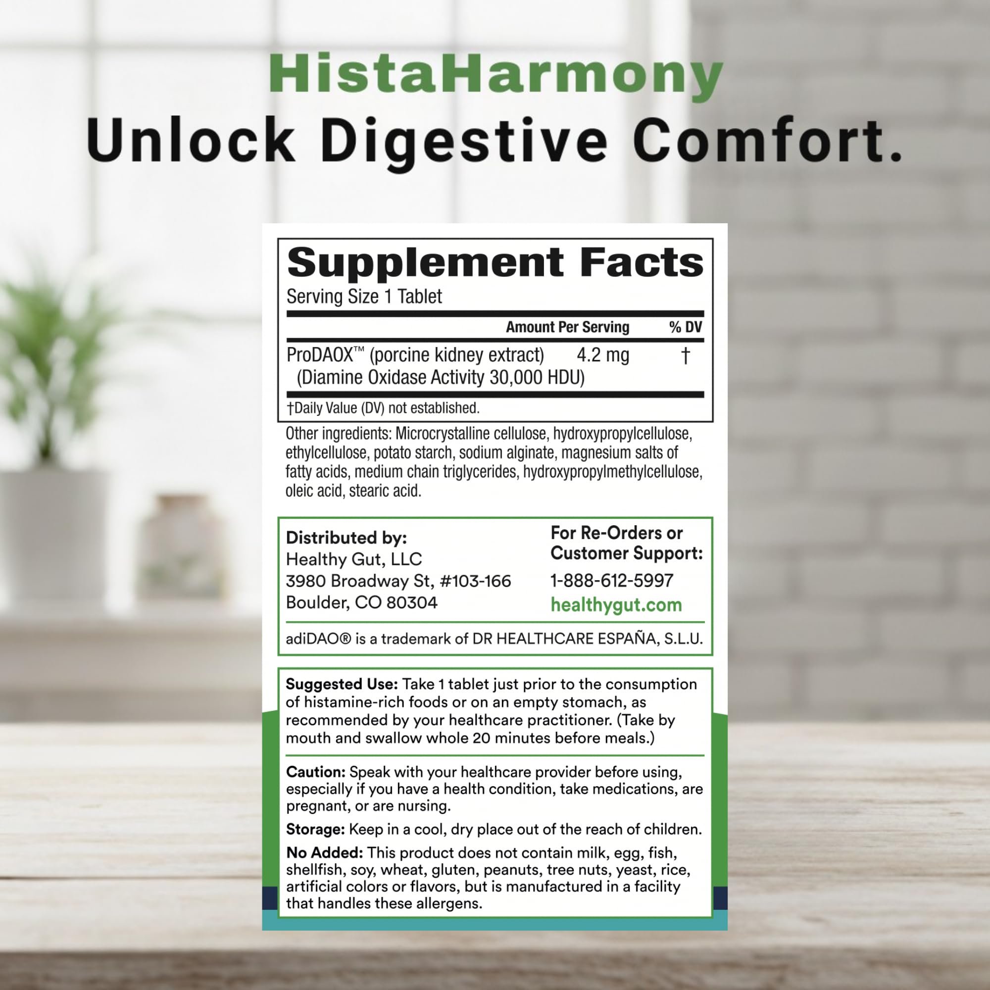 Healthy Gut close-up de la tableta entérica que demuestra liberación protegida