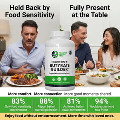 Healthy Gut cápsula abierta mostrando contenido líquido de alta biodisponibilidad