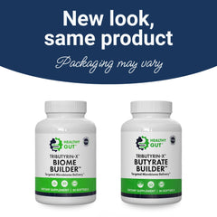 Healthy Gut Tributyrin-X cápsula blanda en primer plano para fácil deglución